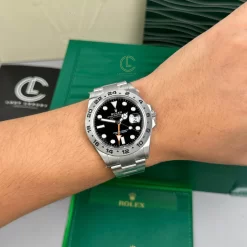 Đồng Hồ Rolex Explorer II 216570 42mm Black DIal Steel Replica 1:1 – Top Quality Version