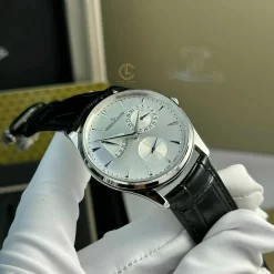 Đồng hồ Jaeger-LeCoultre Master Ultra Thin Power Reserve Q1378420 SIiver Dial Steel Replica 1:1 – Top Quality Version