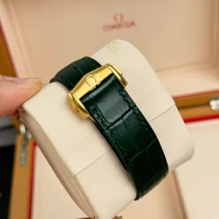 Đồng Hồ Omega Speedmaster Moonwatch 310.60.42.50.10.001 42mm Green Dial Yellow Gold Replica 1:1 – Top Quality Version