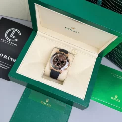 Đồng hồ Rolex Cosmograph Daytona 116515LN-0041 40mm Chocolate Dial Rose Gold Replica 1:1 – Top Quality Version