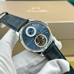 Đồng hồ Jaeger Lecoultre Master Ultra Thin Tourbilon 40mm Dial Blue Steel Replica 1:1 – Top Quality Version