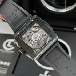 Đồng hồ Hublot Square Bang Unico 821.CI.0170.RX 821CI0170RX 42mm Black Dial Ceramic Replica 1:1 – Top Quality Version