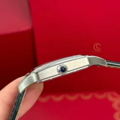 Đồng hồ Cartier Santos-Dumont 43.5mm WSSA0022 43.5mm x 31.4mm Steel Replica 1:1 – Top Quality Version