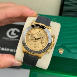 Đồng Hồ Rolex Cosmograph Daytona 116518LN 40mm Dial Champange Yellow Gold Replica 1:1 – Top Quality Version