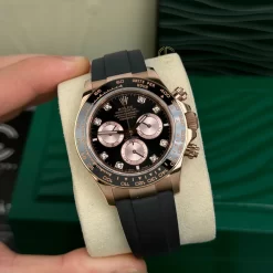 Đồng Hồ Rolex Cosmograph Daytona 116515LN-0012 40mm Black Dial BT.4131 Rose Gold Replica 1