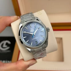 Đồng Hồ Omega Seamaster Aqua-Terra 220.10.41.21.03.001 41mm Blue Dial Steel Replica 1:1 – Top Quality