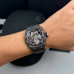 Đồng hồ Richard Mille Bubba Watson Tourbillon RM38-02 42mm Carbon Replica 1:1 – Top Quality 1:1