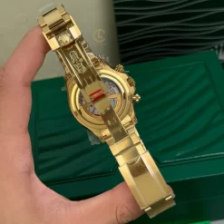 Rolex Cosmograph Daytona 116505 40mm Black Dial BT.4130 Yellow Gold Replica 1:1 – Top Quality Version