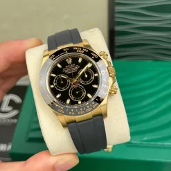 Đồng Hồ Rolex Cosmograph Daytona 116518LN-0043 40mm Black Dial Yellow Gold Replica 1:1 – Top Quality Version