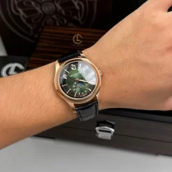 Đồng Hồ Patek Philippe Complications 5205R-011 40mm Green Dial Rose Gold Replica 1:1 – Top Quality Version