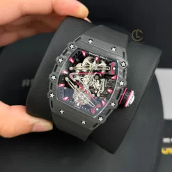 Đồng hồ Richard Mille Bubba Watson Tourbillon RM38-02 42mm Carbon Replica 1:1 – Top Quality 1:1