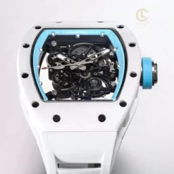 Đồng Hồ Richard Mille RM055 BLUE 42mm Carbon Replica 1:1 – Top Quality Version
