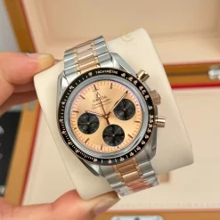 Đồng hồ Omega Speedmaster Moonwatch Professional 310.20.42.50.99.001 42mm Demi Rose Gold Replica 1:1 – Top Quality Version