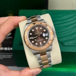 Đồng Hồ Rolex Yacht-Master 126621 40mm Chocolate Dial Rose Gold Replica 1:1-Top Quality Version