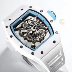 Đồng Hồ Richard Mille RM055 BLUE 42mm Carbon Replica 1:1 – Top Quality Version