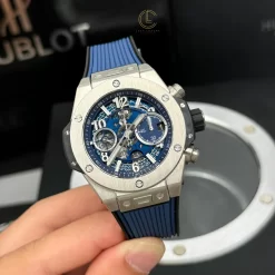 Đồng hồ Hublot Big Bang Unico Blue Dial 42mm Steel Replica 1:1 – Top Quality Version