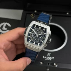 Đồng hồ Hublot Spirit Of Big Bang 642.NX.7170.RX 642NX7170RX 42mm Blue Dial Titanium Replica 1:1 – Top Quality Version