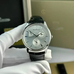 Đồng hồ Jaeger-LeCoultre Master Ultra Thin Power Reserve Q1378420 SIiver Dial Steel Replica 1:1 – Top Quality Version