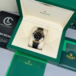 Đồng Hồ Rolex Cosmograph Daytona 116518LN-0043 40mm Black Dial Yellow Gold Replica 1:1 – Top Quality Version