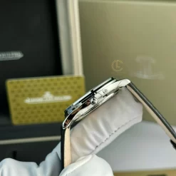 Đồng hồ Jaeger-LeCoultre Master Ultra Thin Power Reserve Q1378420 SIiver Dial Steel Replica 1:1 – Top Quality Version