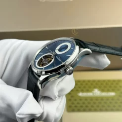 Đồng hồ Jaeger Lecoultre Master Ultra Thin Tourbilon 40mm Dial Blue Steel Replica 1:1 – Top Quality Version