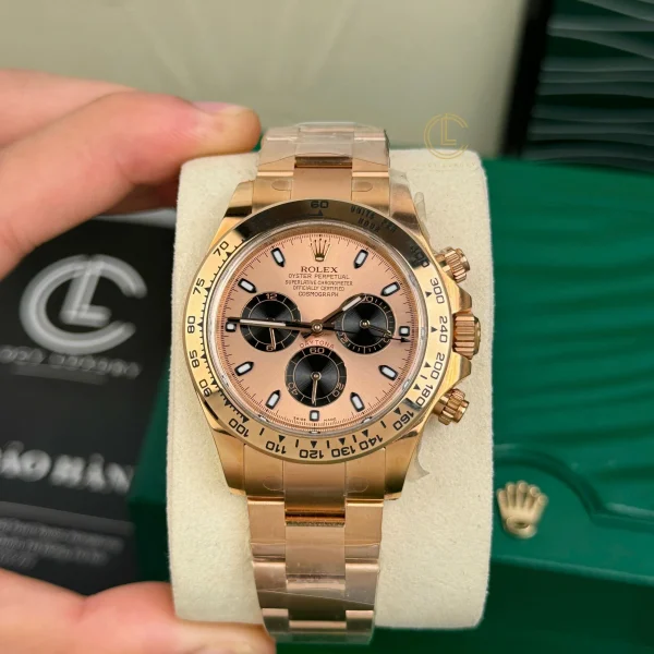 Rolex Cosmograph Daytona 116505-0009 40mm BT.4130 Rose Gold Replica 1:1 – Top Quality Version