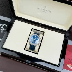 Đồng Hồ Patek Philippe Complications 5961P-001 40mm Blue Dial Steel Replica 1:1 – Top Quality Version