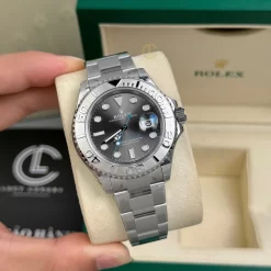 Đồng hồ Rolex Yacht-Master M126622-0001 126622-0001 40mm Gray Dial Steel Replica 1:1- Top Quality Version