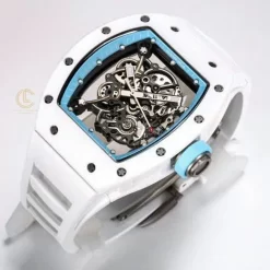 Đồng Hồ Richard Mille RM055 BLUE 42mm Carbon Replica 1:1 – Top Quality Version