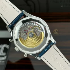 Đồng Hồ Patek Philippe Complications 5961P-001 40mm Blue Dial Steel Replica 1:1 – Top Quality Version