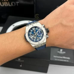 Đồng hồ Hublot Big Bang Unico Blue Dial 42mm Steel Replica 1:1 – Top Quality Version