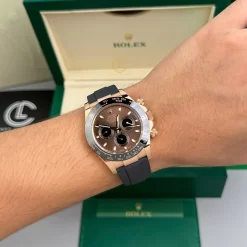 Đồng hồ Rolex Cosmograph Daytona 116515LN-0041 40mm Chocolate Dial Rose Gold Replica 1:1 – Top Quality Version