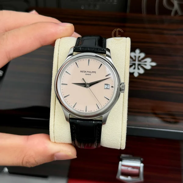 Đồng hồ Patek Philippe Calatrava 5227G-001 39mm White Dial Steel Replica 1:1 – Top Quality Version