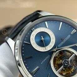 Đồng hồ Jaeger Lecoultre Master Ultra Thin Tourbilon 40mm Dial Blue Steel Replica 1:1 – Top Quality Version