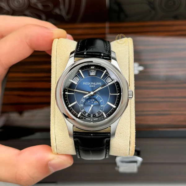 Đồng Hồ Patek Philippe Complications 5205G-013 40mm Blue Dial Replica 1:1 – Top Quality Version