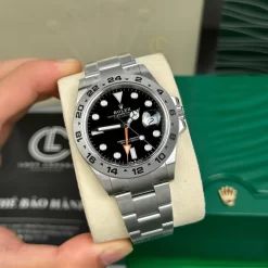 Đồng Hồ Rolex Explorer II 216570 42mm Black DIal Steel Replica 1:1 – Top Quality Version