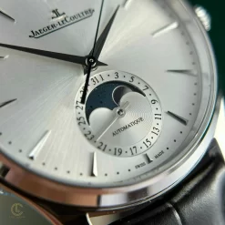 Đồng hồ Jaeger Lecoultre Master UltraThin Moon 40mm sliver Dial Steel Replica 1:1 – Top Quality Version