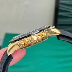 Đồng Hồ Rolex Cosmograph Daytona 116518LN 40mm Dial Champange Yellow Gold Replica 1:1 – Top Quality Version