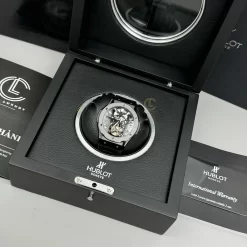 Đồng hồ Hublot Classic Fusion Skeleton Tourbilon 45mm Ceramic Replica 1:1 – Top Quality Version