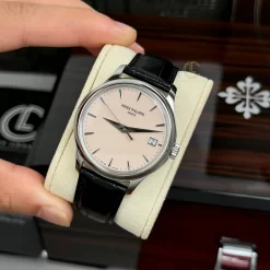 Đồng hồ Patek Philippe Calatrava 5227G-001 39mm White Dial Steel Replica 1:1 – Top Quality Version