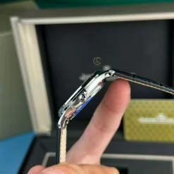 Đồng hồ Jaeger Lecoultre Master UltraThin Moon 40mm Black Dial Steel Replica 1:1 – Top Quality Version