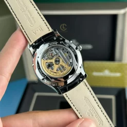 Đồng hồ Jaeger Lecoultre Master UltraThin Moon 40mm sliver Dial Steel Replica 1:1 – Top Quality Version