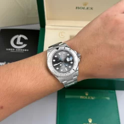 Đồng hồ Rolex Yacht-Master M126622-0001 126622-0001 40mm Gray Dial Steel Replica 1:1- Top Quality Version