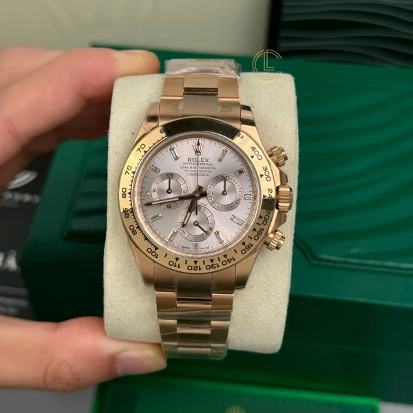 Rolex Cosmograph Daytona 116505-0012 40mm BT.4130 Rose Gold Replica 1:1 – Top Quality Version