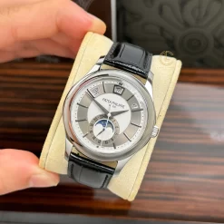 Đồng Hồ Patek Philippe Complications 5205G-001 40mm White Dial Steel Replica 1:1 – Top Quality Version