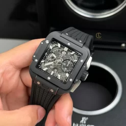 Đồng hồ Hublot Square Bang Unico 821.CI.0170.RX 821CI0170RX 42mm Black Dial Ceramic Replica 1:1 – Top Quality Version