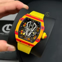 Đồng Hồ Richard Mille Rafael Nadal Shock Resistance 42mm Carbon Replica 1:1 – Top Quality Version