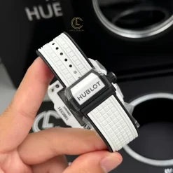 Đồng hồ Hublot Square Bang Unico 821.HX.0170.RX 821HX0170RX 42mm White Dial Ceramic Replica 1:1 – Top Quality Version
