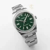 Đồng Hồ Rolex Oyster Perpetual 41mm 124300 Green Dial Steel Replica 1:1 – Top Quality Version