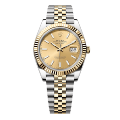 Rolex Datejust M126333-0010 41mm champagne Dial Yellow Gold Steel Replica 1:1 - Top Quality Version